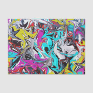 Abstraktes Graffiti Seidenpapier