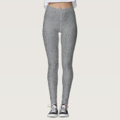 Abstraktes Grafikmuster Leggings (Vorderseite)