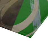 Abstraktes grafisches Ausschnitbrett Schneidebrett (Ecke)