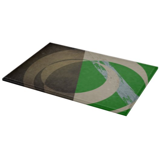 Abstraktes grafisches Ausschnitbrett Schneidebrett (Ecke)