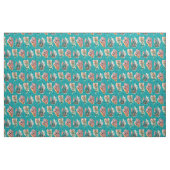 Abstraktes grafisches Kaktussucculent-Muster Stoff (Fat Quarter (45,7 x 55,9 cm))