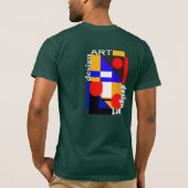 Abstraktes grafisches T-Shirt (Rückseite)
