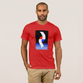 Abstraktes grafisches T-Shirt (Vorne ganz)