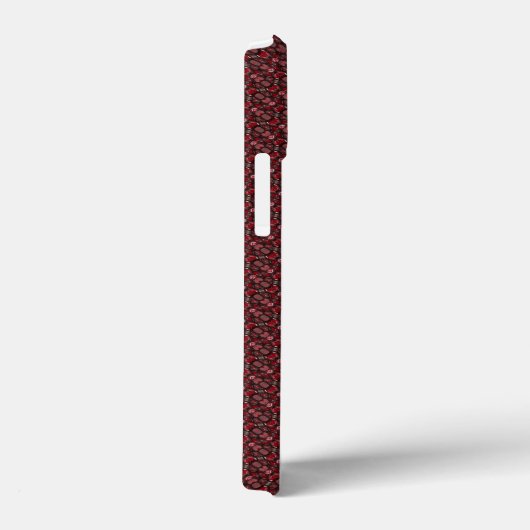 Abstraktes Granatapfelmuster Case-Mate iPhone Hülle (Rückseite / Rechts)