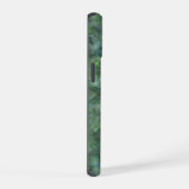 Abstraktes Granit-Monogramm iPhone 15 Hülle (Rechte Seite)