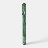 Abstraktes Granit-Monogramm iPhone 15 Hülle (Linke Seite)