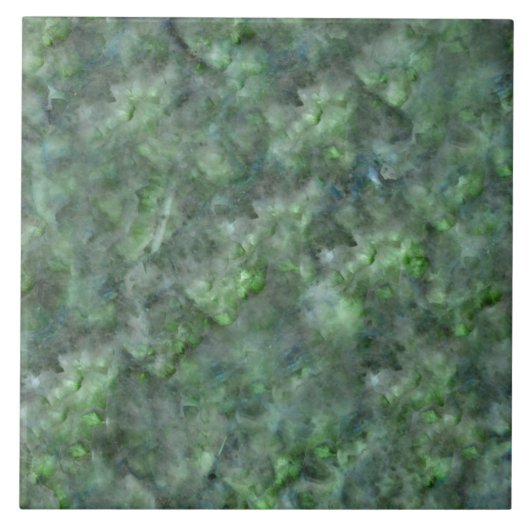 Abstraktes Granitmuster aus grünem Quarz Fliese (Vorderseite)