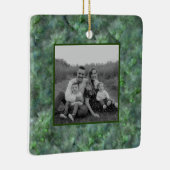 Abstraktes Granitmuster aus grünem Quarz Keramikornament (Rechts)