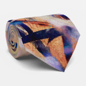 Abstraktes Gras im Wind Krawatte (Gerollt)