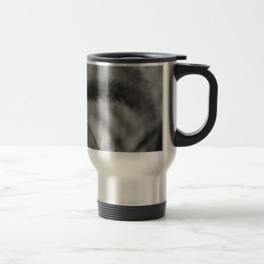 Abstraktes Gras Travelmug Reisebecher (Rechts)
