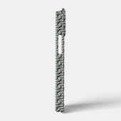 Abstraktes graues Muster Case-Mate iPhone Hülle (Rückseite / Rechts)