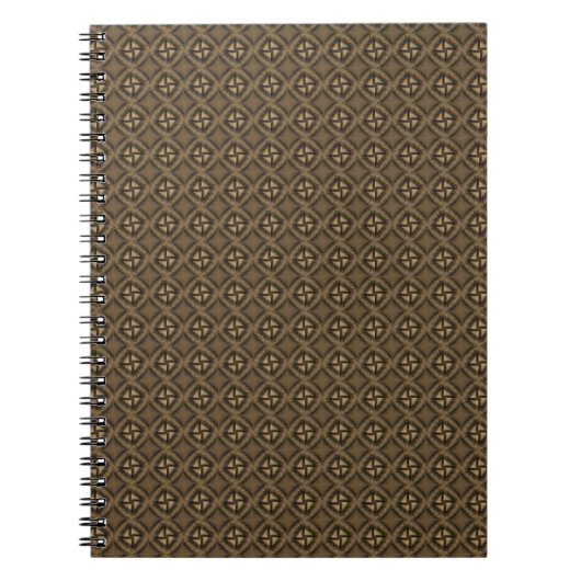 Abstraktes graues Muster Notizblock (Vorderseite)