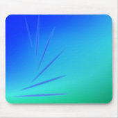 Abstraktes Green & Blue Design Mousepad (Vorne)