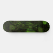 Abstraktes Green Glow Skateboard (Horizontal)