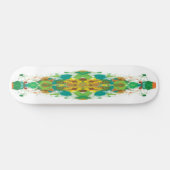 Abstraktes Green Skateboard Deck (Horizontal)