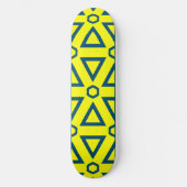 ABSTRAKTES GRID - SKATEBOARD (Vorderseite)