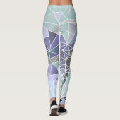 Abstraktes großes Ding Leggings (Rückseite)