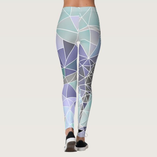 Abstraktes großes Ding Leggings (Rückseite)