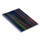 Abstraktes, grün-blau-braunes Bild Notizblock (Rechte Seite)