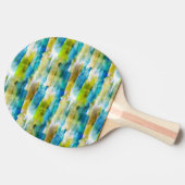 abstraktes Grün, blau Tischtennis Schläger (Seitenansicht)