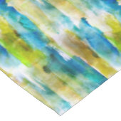 Abstraktes Grün des Watercolor, blau Tischdecke (Schrägansicht)