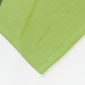 Abstraktes grün geometrisches Mosaik Fleecedecke (Ecke)