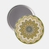 Abstraktes Grün Magnet (Vorderseite/Rückseite)