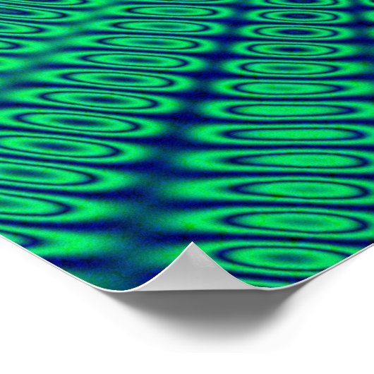 Abstraktes Grün Poster (Ecke)