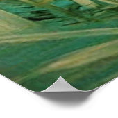 Abstraktes Grün Poster (Ecke)
