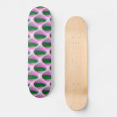 abstraktes Grün Skateboard (Vorderseite)