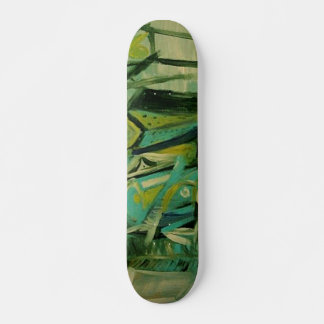 Abstraktes Grün Skateboard