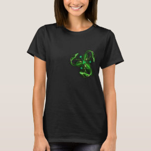 abstraktes Grün T-Shirt