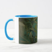 Abstraktes Grün Tasse (Links)