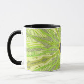 Abstraktes Grün Tasse (Links)