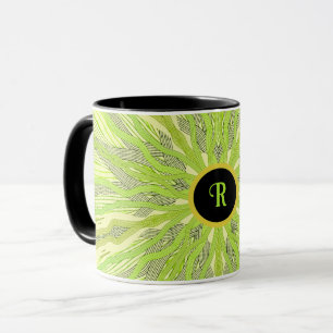 Abstraktes Grün Tasse