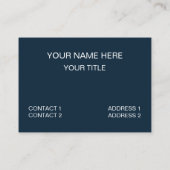 Abstraktes grün-weißes Muster Visitenkarte (Rückseite)