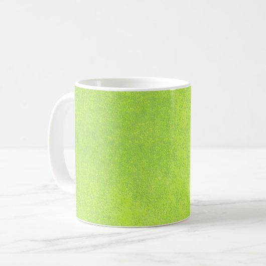 Abstraktes Grünbuch Kaffeetasse (Vorderseite Links)