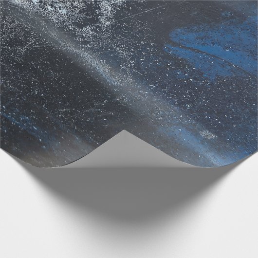 Abstraktes, grundes Farbdesign Geschenkpapier (Ecke)