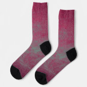 Abstraktes Grundierleder Socken (Linkes Detail)