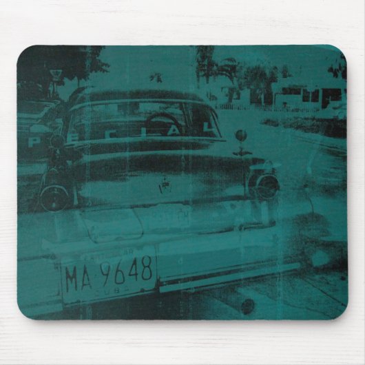 Abstraktes grünes Auto Mousepad (Vorne)
