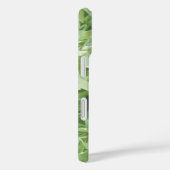 Abstraktes grünes, geputztes Papier Textur Case-Mate iPhone Hülle (Rückseite / Rechts)