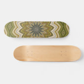 Abstraktes grünes Skateboard (Horizontal)