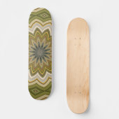 Abstraktes grünes Skateboard (Vorderseite)
