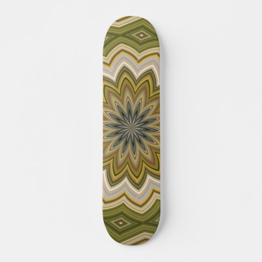 Abstraktes grünes Skateboard (Vorne)