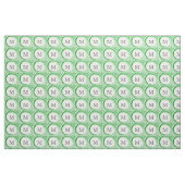 Abstraktes grünes Swirl Monogramm Nr. 3 Stoff (Yard (91,4 cm))