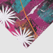 Abstraktes Grunge-Muster mit Löwenzahn Seidenpapier (Detail)