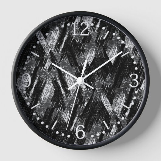 Abstraktes Grunge-Muster. Uhr (Vorderseite)