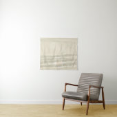 Abstraktes grunge oldisch Vintages Bambusbeige Wandteppich (Beispiel (Horizontal))