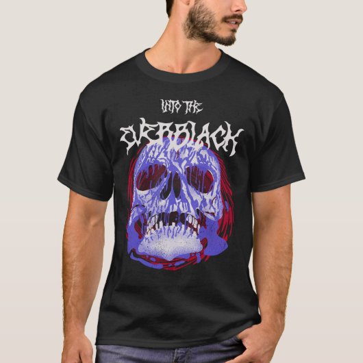 Abstraktes Grunge-Schädelblütler | T-Shirt (Vorderseite)