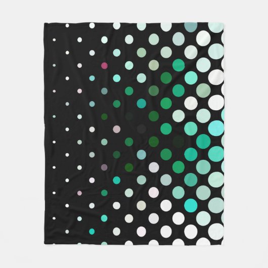 Abstraktes Halbton-Hintergrundmuster. Geometrische Fleecedecke (Vorderseite)